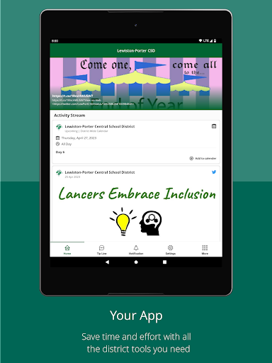 Android application Lewiston-Porter CSD screenshort
