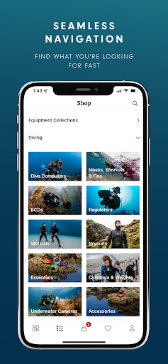 Mikes Dive Store Screen 2