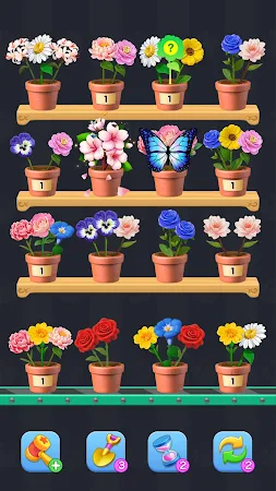 Game screenshot матч цветы - Blossom Sort® hack