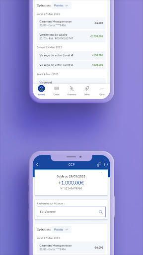 Screenshot of La Banque Postale