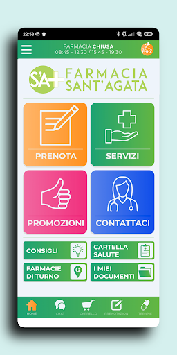 Android application Farmacia Sant'Agata screenshort
