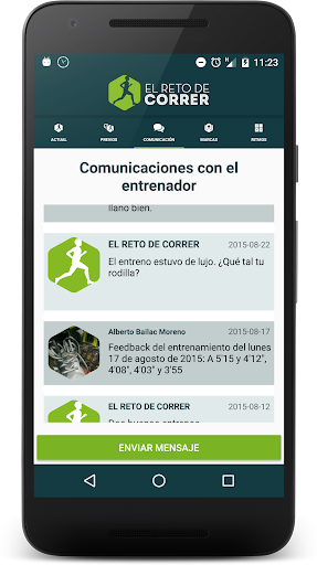 El reto de correr Screenshot 3 - AppWisp.com