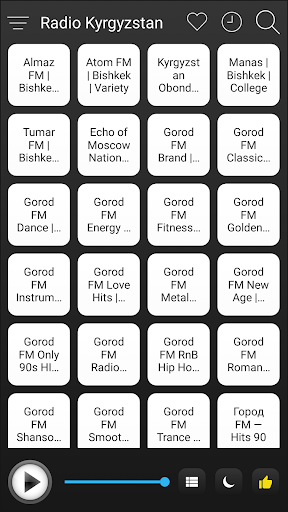 Android application Kyrgyzstan Radio FM AM Music screenshort