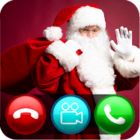 Video call from Santa Claus and Texting  Simulated