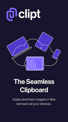 Android application Clipt - C/P Across Devices screenshort