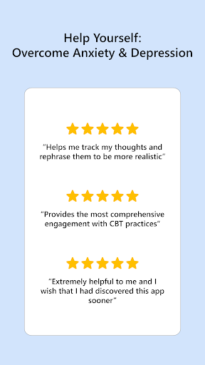 Screenshot of CBT Anxiety & Wellness Journal