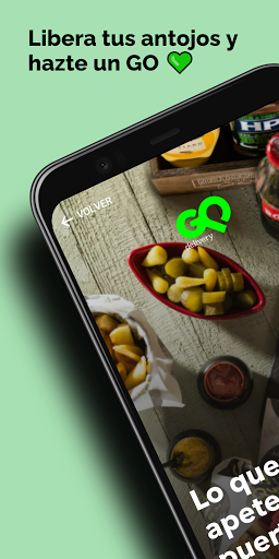 Android application GO delivery screenshort