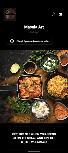 Android application Masala Art Darlington screenshort