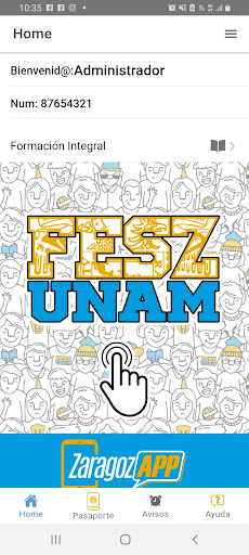 Android application App FES Zaragoza screenshort