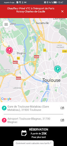 Roissy VTC Screen 2