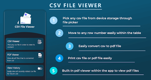 CSV Viewer CSV file reader