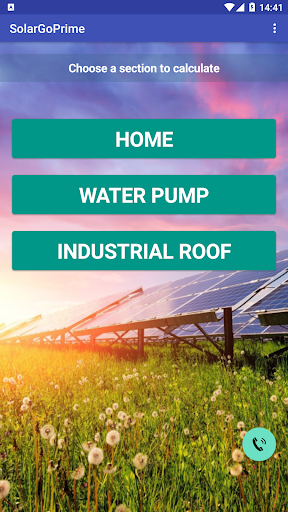 Android application SolarGoPrime screenshort