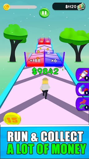 Android application Cash Road - Run Master 3D Game screenshort