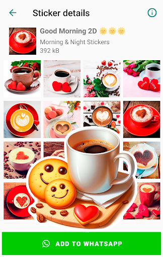 Good Morning Stickers screenshot 13
