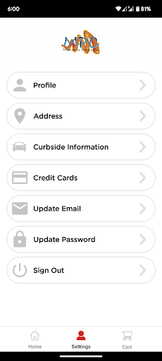 Screenshot of Marietta Pizza Co.