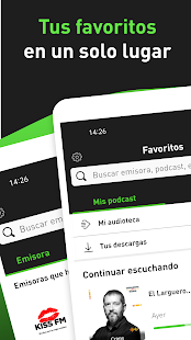 Radio y Podcast Screenshot