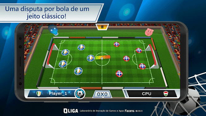 #1. Button Soccer Arena (Android) By: TV SBT Canal 4 São Paulo S/A