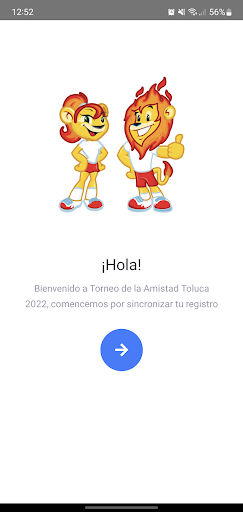 Android application Torneo de la Amistad screenshort
