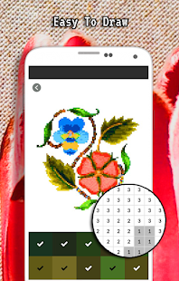 Color Cross Stitch By Number 1.0 APK screenshots 5
