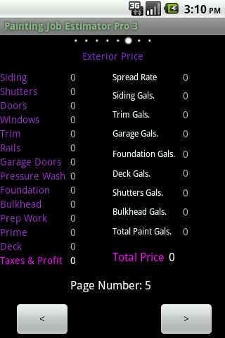 Painting Job Estimator Pro 3