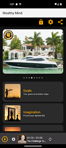 Android application Wealthy Mind screenshort