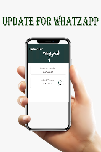 Android application Update For WhatsApp screenshort