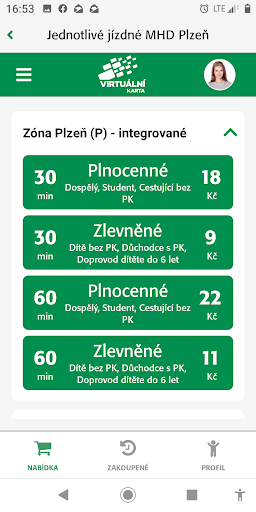 Virtuální karta Screen 2