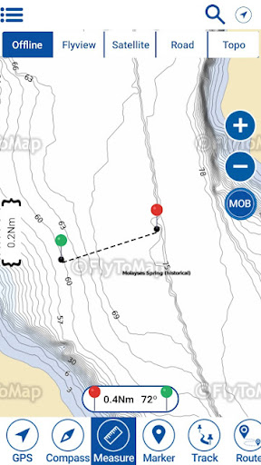 Android application Lake Francis Case S Dakota Map screenshort