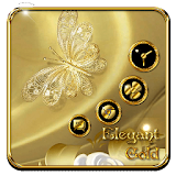 Golden Butterfly Flowers icon