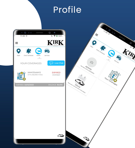 Kirk Auto Care Screen 3