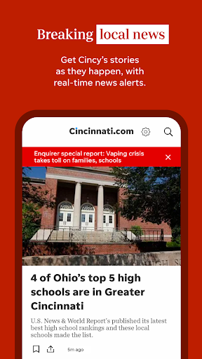 Screenshot of Cincinnati.com: The Enquirer