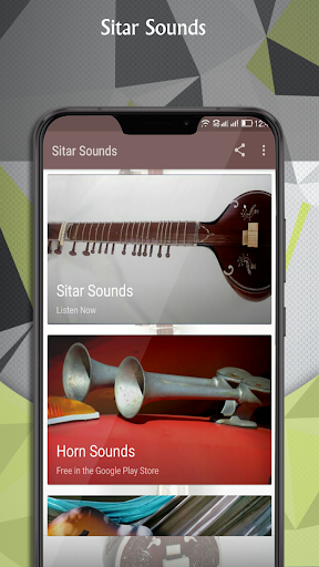Android application Sitar Sounds screenshort