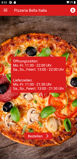 Pizzeria Bella Italia Screen 2