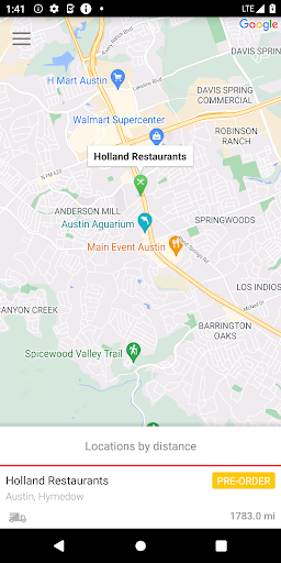 Holland Restaurants Screen 2