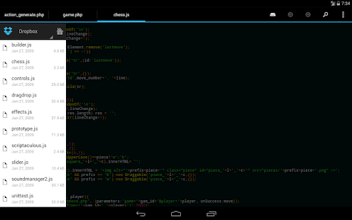 DroidEdit Pro (code editor) Screenshot