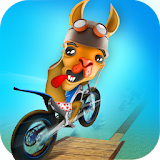 Dirt Bike Llama Stunt Rider 3D icon