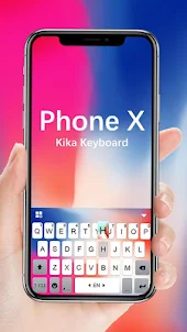 Novo tema de teclado Phone X