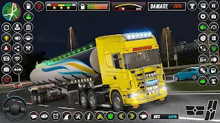 Oil Tanker Euro Truck Games 3D - Screenshot 1