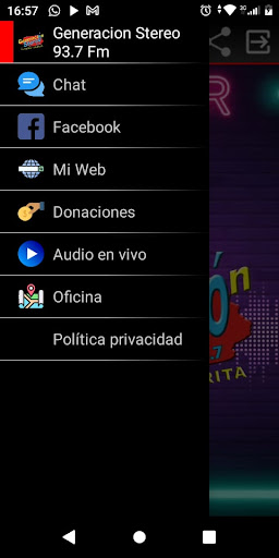 Generación Stereo 93.7 Fm Screen 3