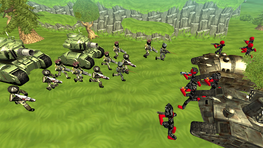 Stickman Tank Battle Simulator screenshots 9
