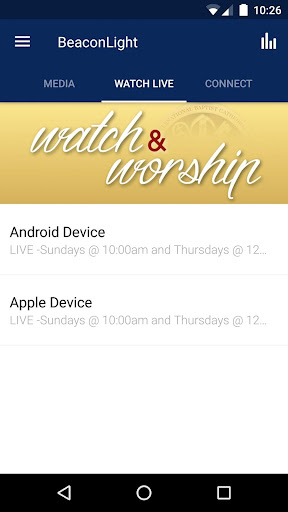Beacon Light App Screen 3