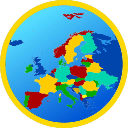 Europe map logo
