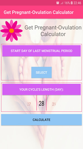 Android application Get Pregnacy - Ovulation Regl screenshort