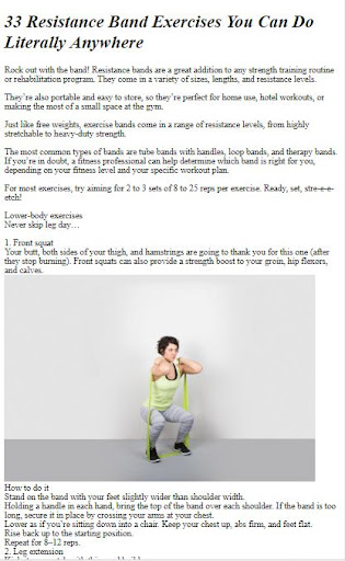 How to Resistance Band Exercis Screen 2