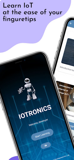 Android application IoTronics screenshort