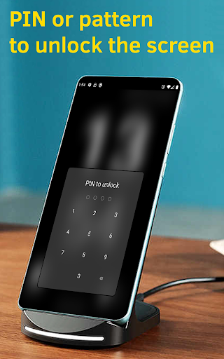 Screenshot of Huge Lock Screen Clock