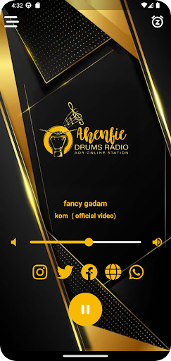 Android application Ahenfie Drums Radio screenshort