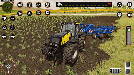 Tractor Driving Sim Farming 3d