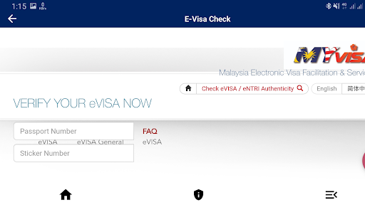 Malaysia Visa Check App