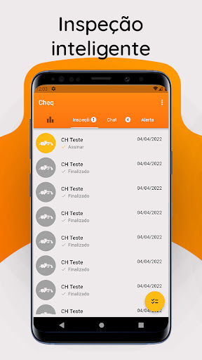 Android application Cheq screenshort